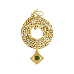 Green Tourmaline Quad Pendant