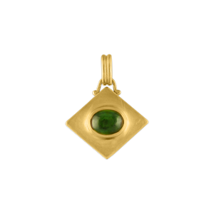 Green Tourmaline Quad Pendant