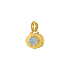 Aquamarine Mati Pendant