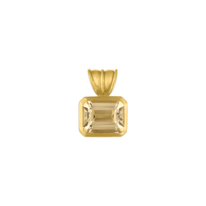 Baby Golden Beryl Block Pendant