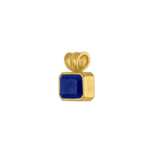 Baby Lapis Block Pendant