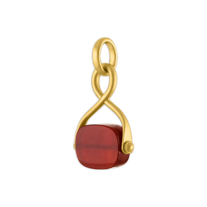 Carnelian Intaglio Unda Spinning Pendant