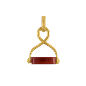 Carnelian Intaglio Unda Spinning Pendant