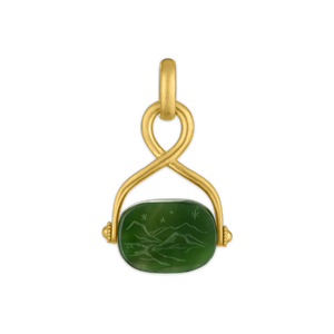 Jade Mountain Intaglio Unda Pendant