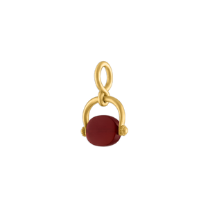 Carnelian Baby Intaglio Unda Spinning Pendant