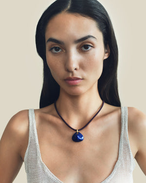 Lapis Prunt Pendant
