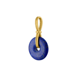 Lapis Discus Pendant