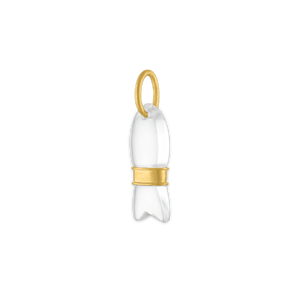 Rock Crystal Minnow Pendant