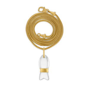 Rock Crystal Minnow Pendant