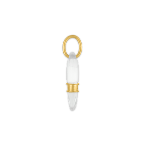 Rock Crystal Minnow Pendant