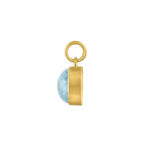 Large Aquamarine Oval Pendant