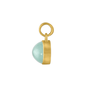 Medium Aquamarine Oval Pendant