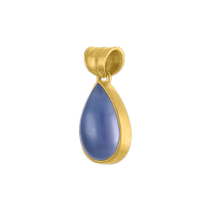 Medium Chalcedony Tear Pendant