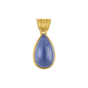 Medium Chalcedony Tear Pendant
