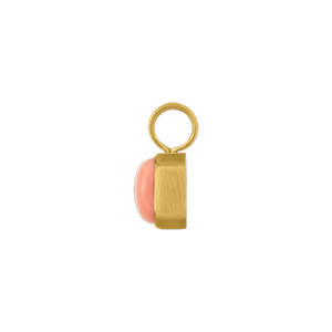 Medium Antique Angel Skin Coral Block Pendant