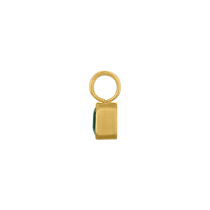 Small Emerald Block Pendant