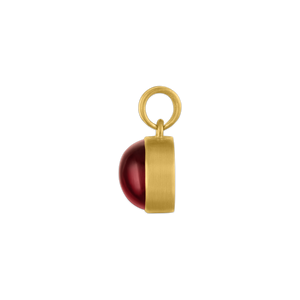 Large Garnet Oval Pendant