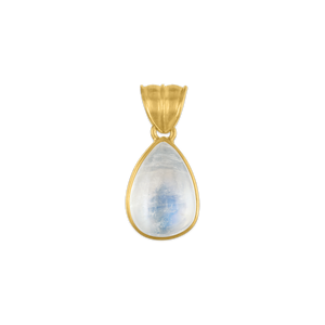 Medium Rainbow Moonstone Tear Pendant