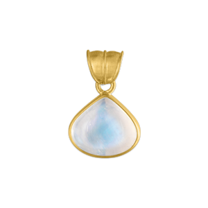 Small Moonstone Fan Pendant