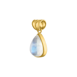 Rainbow Moonstone Tear Pendant