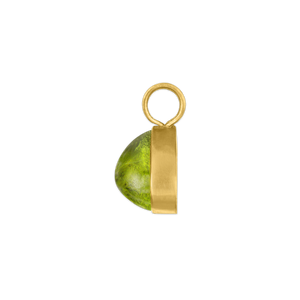 Large Peridot Fan Pendant