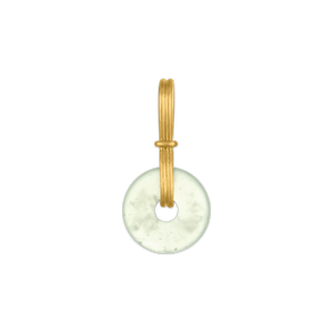 Prehnite Discus Pendant