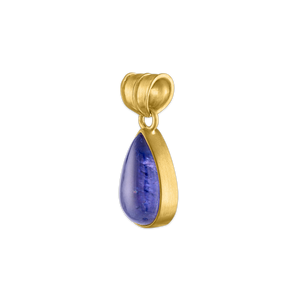 Small Tanzanite Tear Pendant