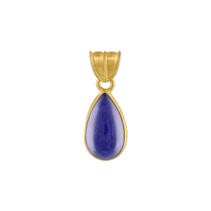 Small Tanzanite Tear Pendant