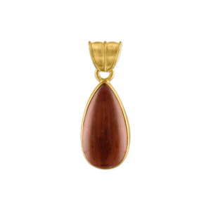 Medium Rouge Tourmaline Tear Pendant