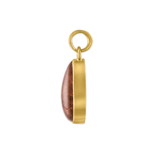 Medium Rouge Tourmaline Tear Pendant
