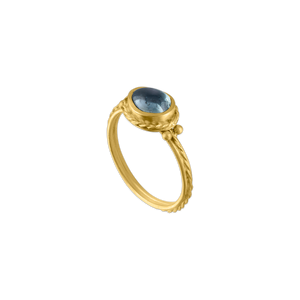 Blue Sapphire Chorda Ring