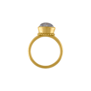 Grey Star Sapphire Seed Ring