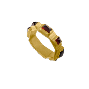Rhodolite Garnet Ruin Ring