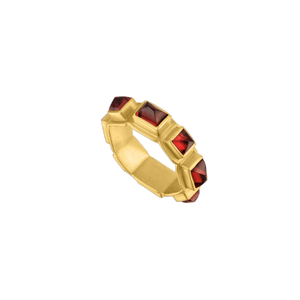 Rhodolite Garnet Ruin Ring