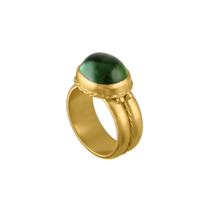 Green Tourmaline Nauta Ring