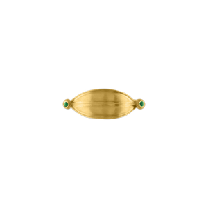Laurus Ring with Emeralds
