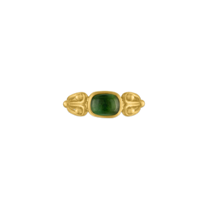Green Tourmaline Herma Ring