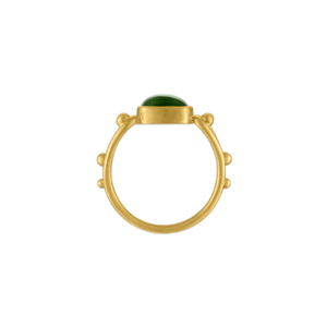 Green Tourmaline Herma Ring