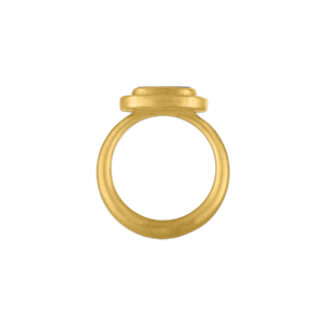 Delphis Lapis Intaglio Ring