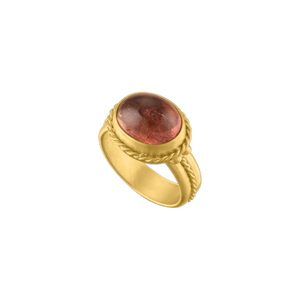 Rose Tourmaline Medium Nauta Ring