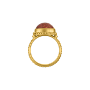 Rose Tourmaline Medium Nauta Ring