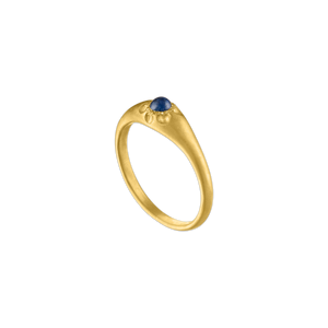 Blue Sapphire Rosette Souvenir Ring