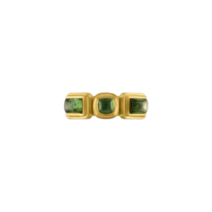 Green Tourmaline Moirai Ring