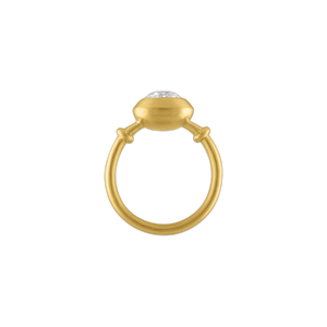 Old Mine Diamond Cushion Capsa Ring