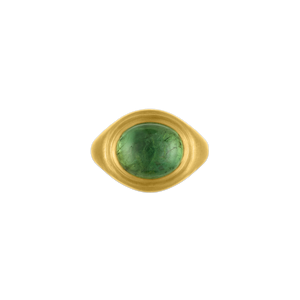 Green Tourmaline Tempus Ring