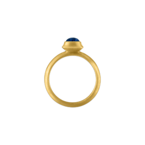 Blue Sapphire Pinch Ring