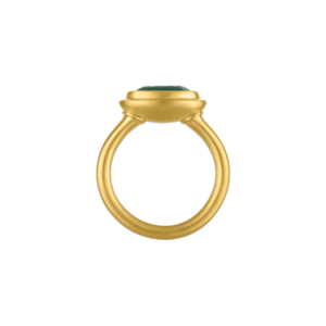 Green Tourmaline Alabastra Ring