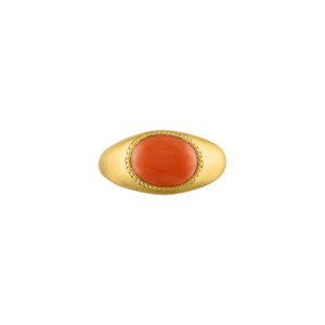 Antique Coral Roz Ring
