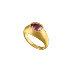 Faceted Pink Sapphire Roz Ring