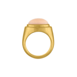 Antique Angel Skin Coral Gaea Ring